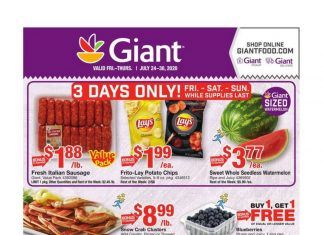 Giant Food Weekly Ad Jul 24 – Jul 30, 2020