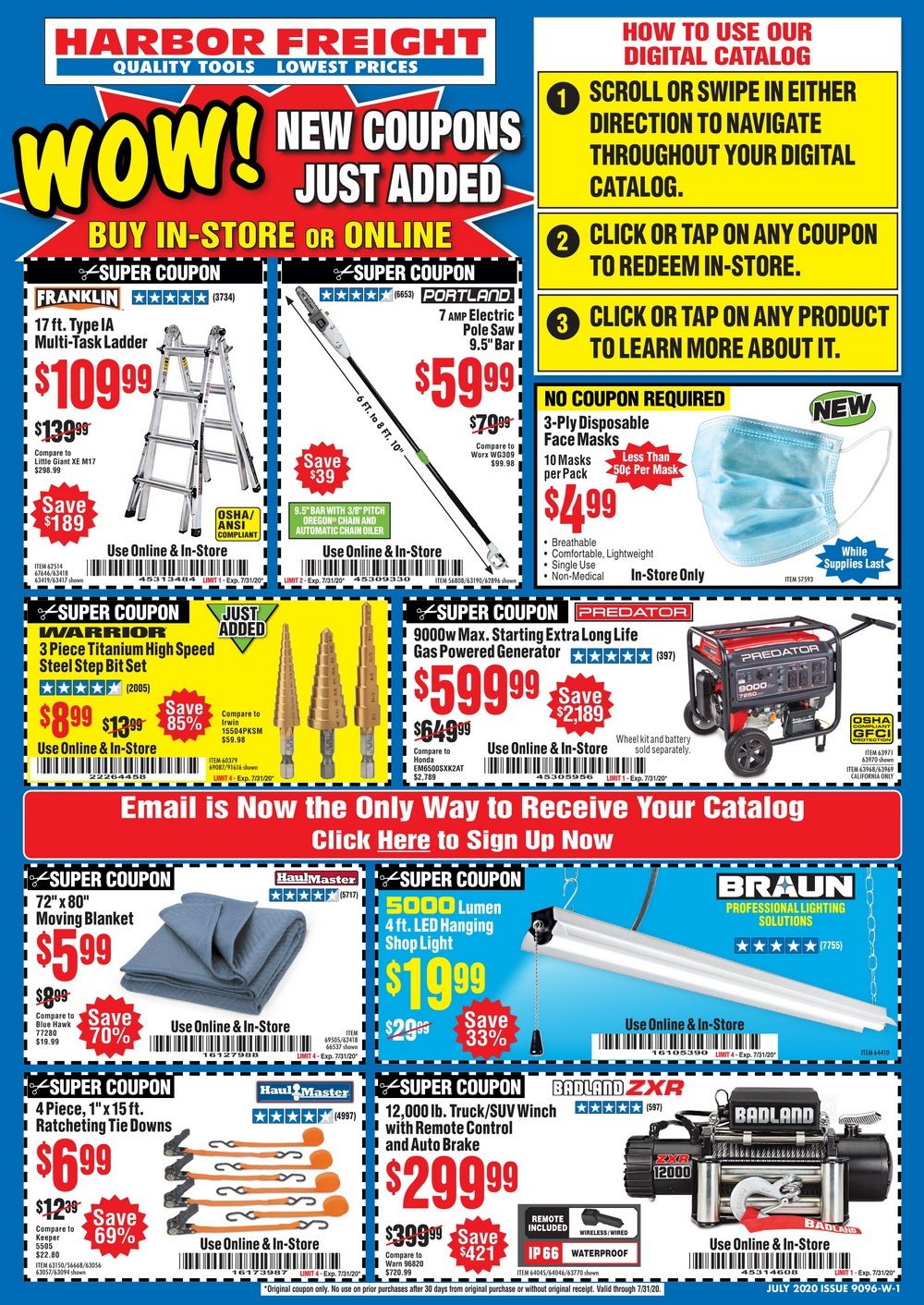 Harbor Freight Flyer Sale Jul 16 Jul 31, 2020
