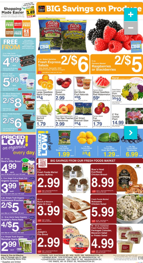 Harris Teeter Weekly Ad Jul 15 – Jul 21, 2020