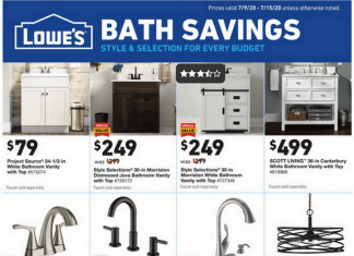 Lowe’s Weekly Ad July 09- July 15, 2020