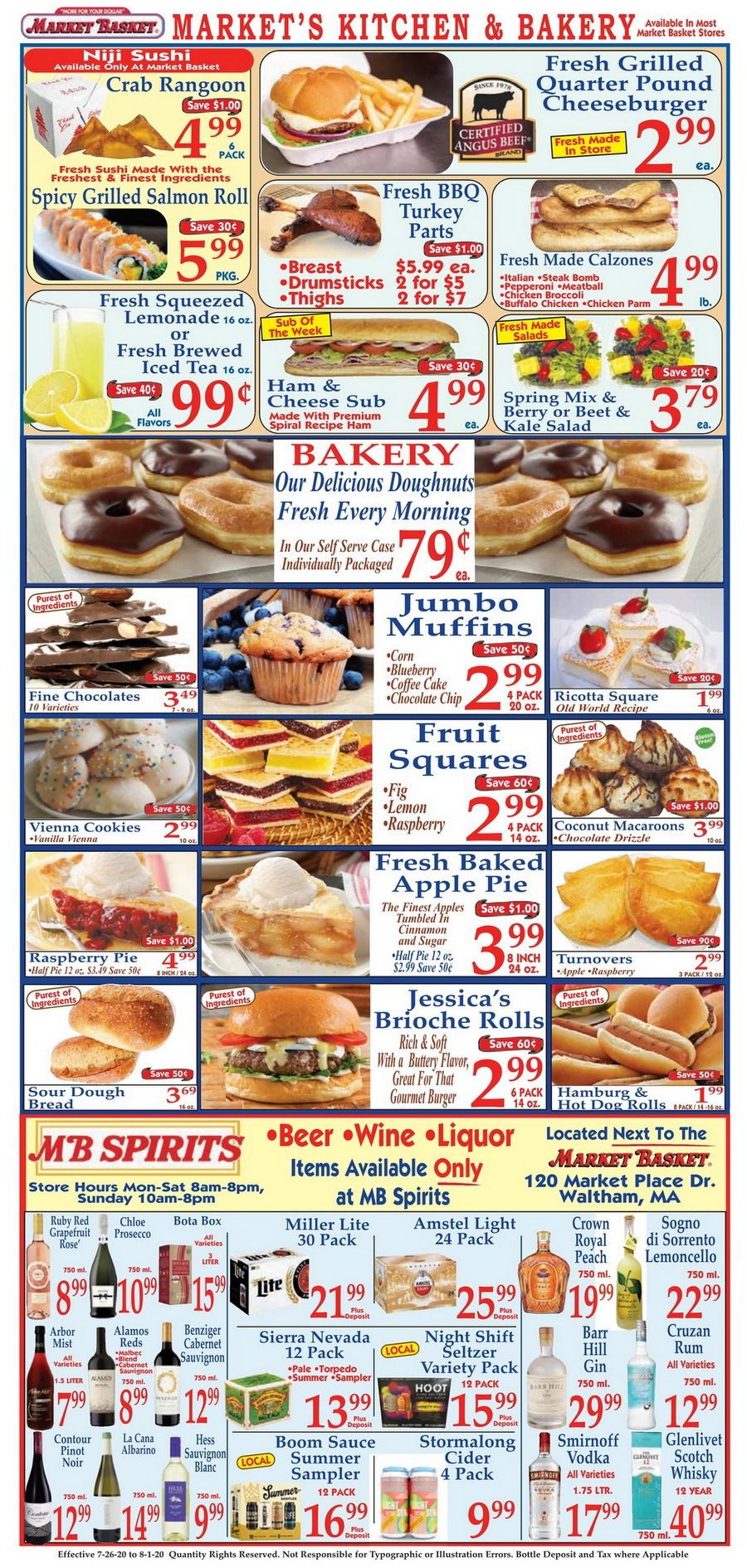 Market Basket Weekly Flyer Jul 26 – Aug 01, 2020
