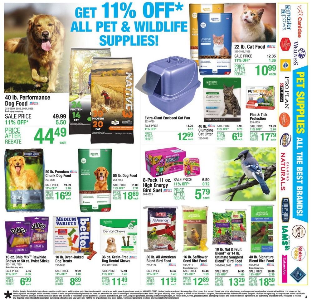 menards science diet