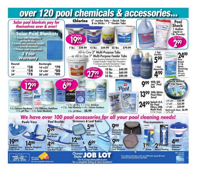Ocean State Job Lot Weekly Ad July 02 July 08, 2020
