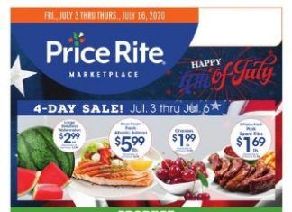 Price Rite Weekly Ad Jul 03 – Jul 16, 2020