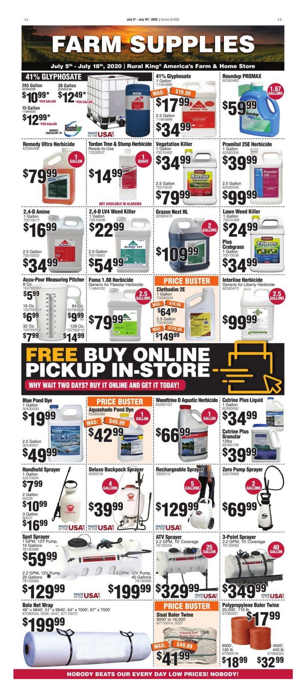 Rural King Weekly Ad Jul 05 – Jul 18, 2020