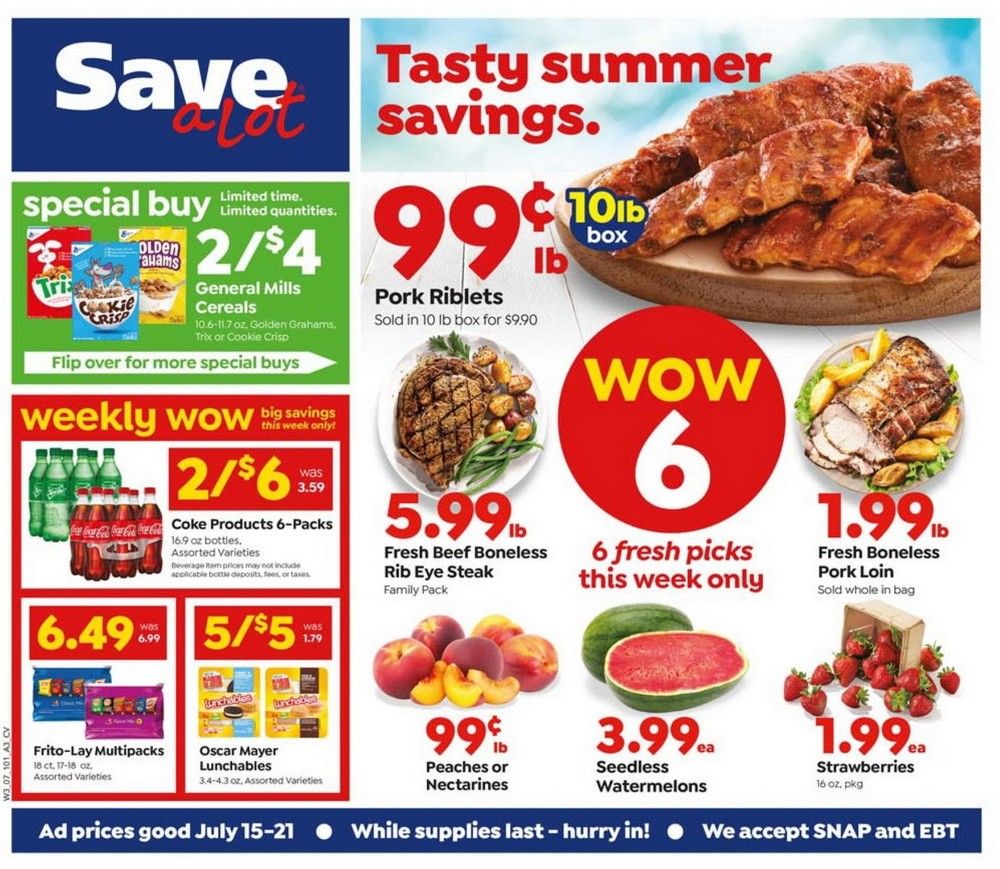 Save A Lot Weekly Ad July 15 July 21, 2020