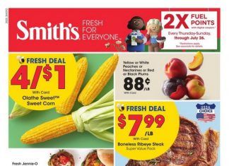 Smith’s Food and Drug Weekly Circular July 22 – July 28, 2020