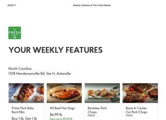 The Fresh Market Weekly Specials Jul 01 – Jul 07, 2020