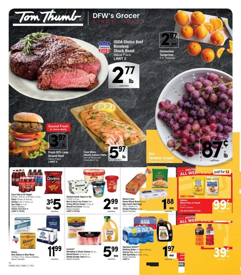 Tom Thumb Weekly Ad July 08 July 14, 2020
