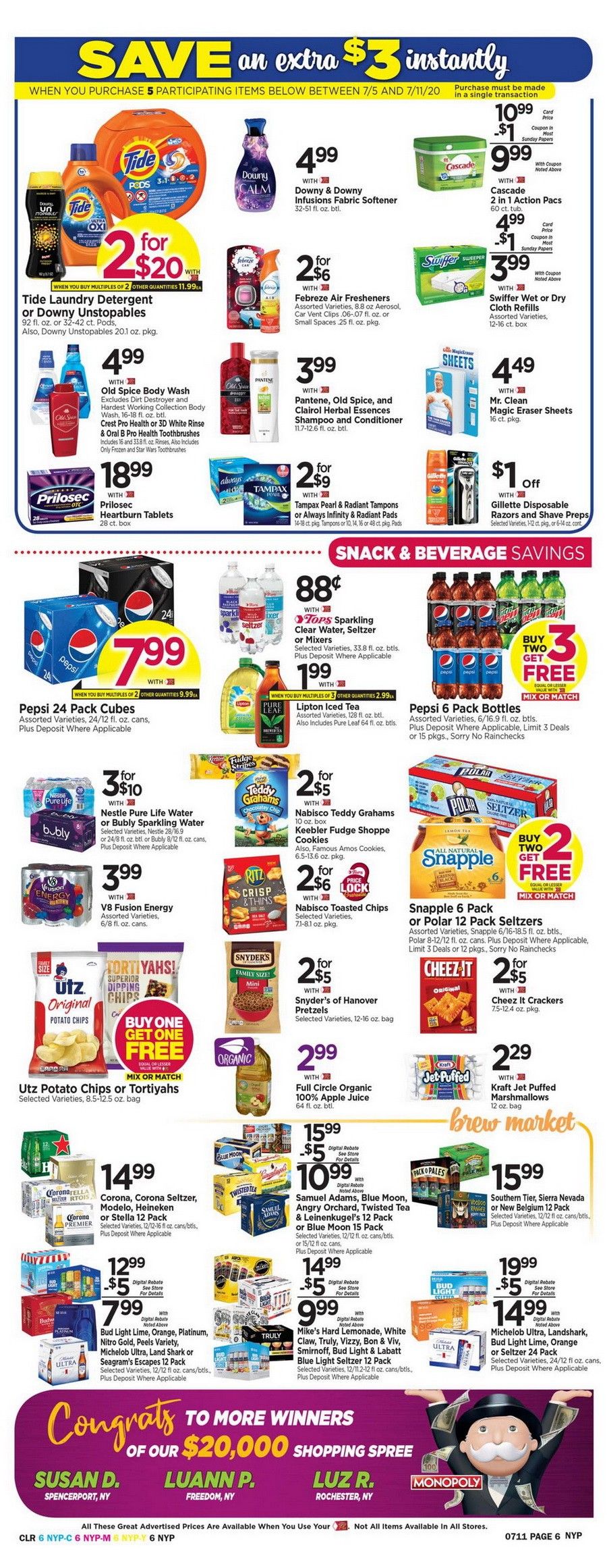 Tops Weekly Circular July 05 July 11, 2020