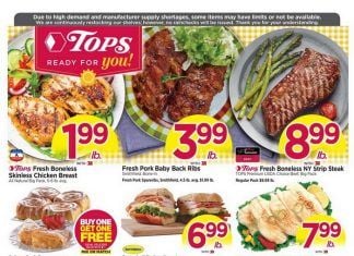 Tops Weekly Circular Jul 26– Aug 01, 2020