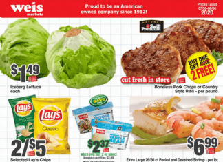 Weis Markets Weekly Ad Jul 30 – Aug 06, 2020