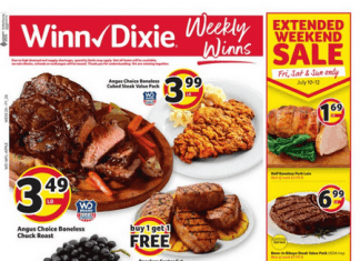 Winn-Dixie Weekly Ad July 08 – July 14, 2020