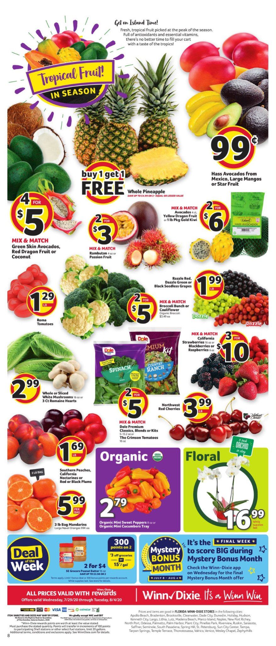 WinnDixie Weekly Ad July 29 Aug 05, 2020