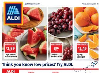 ALDI Weekly Ad Aug 12 – Aug 18, 2020