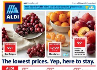 ALDI Weekly Ad Aug 26 – Sep 01, 2020