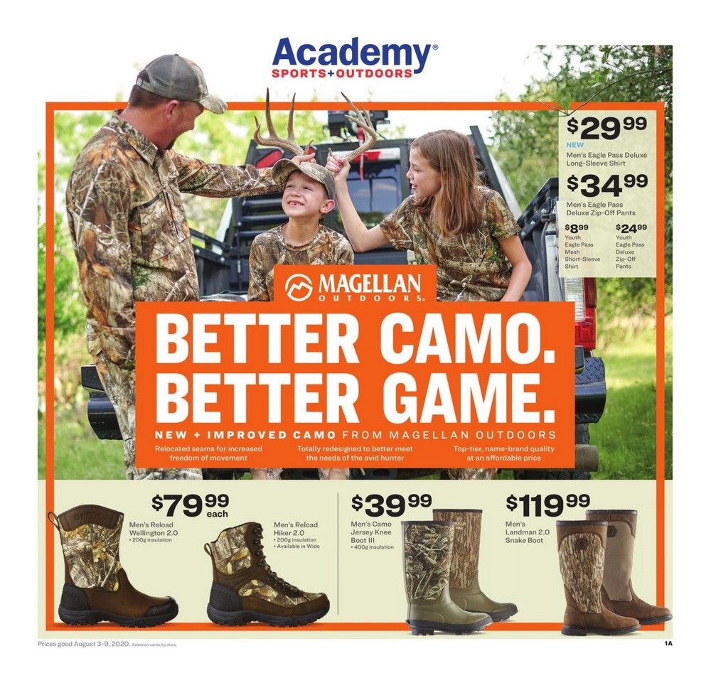 Academy Sports + Outdoors Hunting Ad Aug 03 Aug 09, 2020