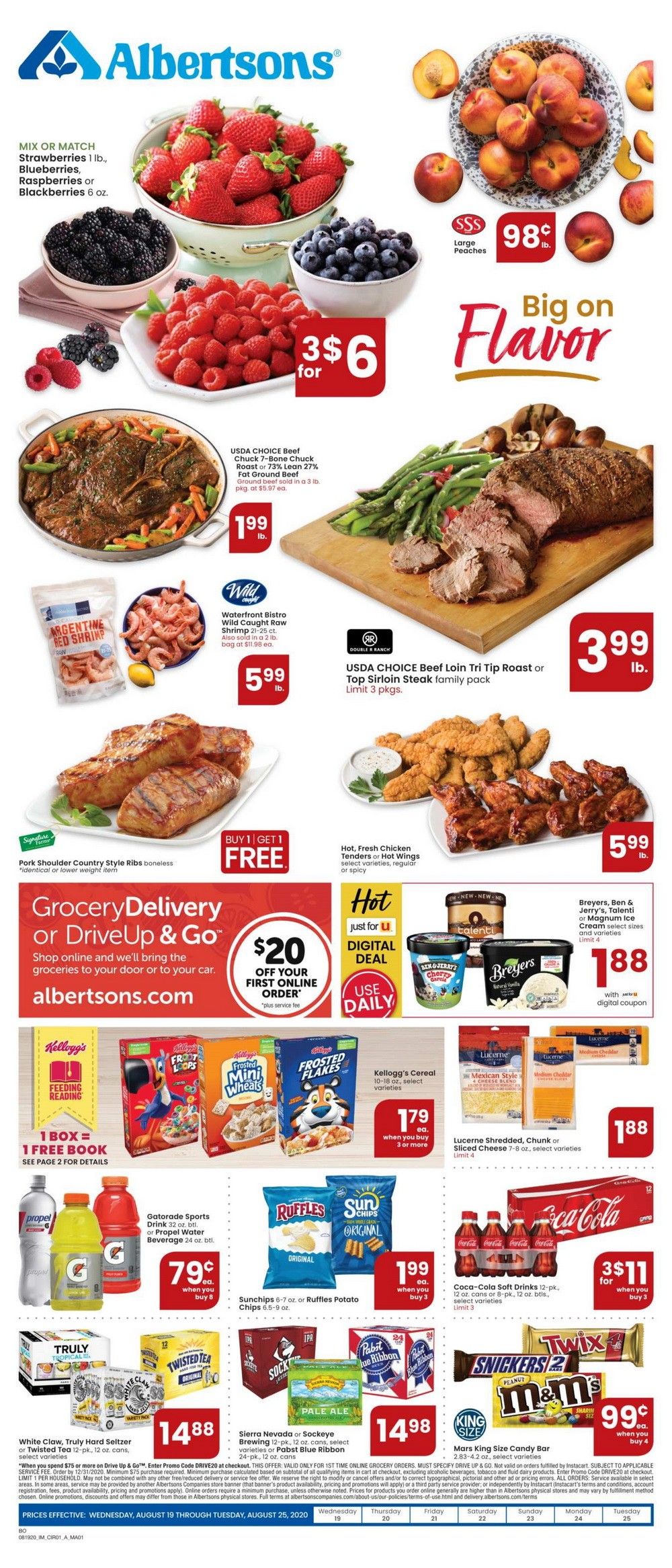 Albertsons Weekly Ad Aug 19 Aug 25, 2020