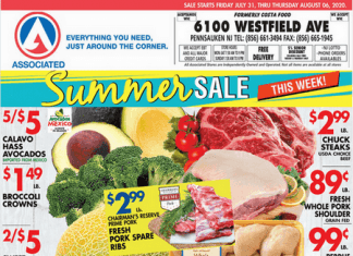 Associated Supermarkets Weekly Ad Jul 31 – Aug 06, 2020