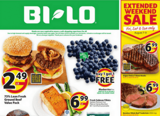 BI-LO Weekly Circular Aug 05- Aug 11, 2020