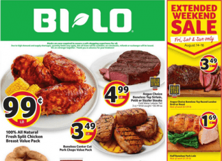 BI-LO Weekly Circular Aug 12- Aug 18, 2020