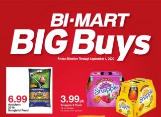 Bi-Mart Weekly Ad Aug 19 – Sep 1, 2020