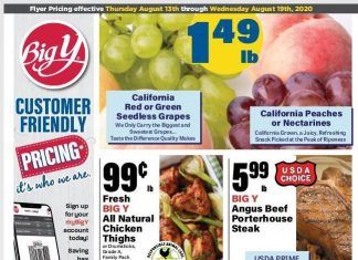 Big Y Weekly Ad Aug 13 – Aug 19, 2020