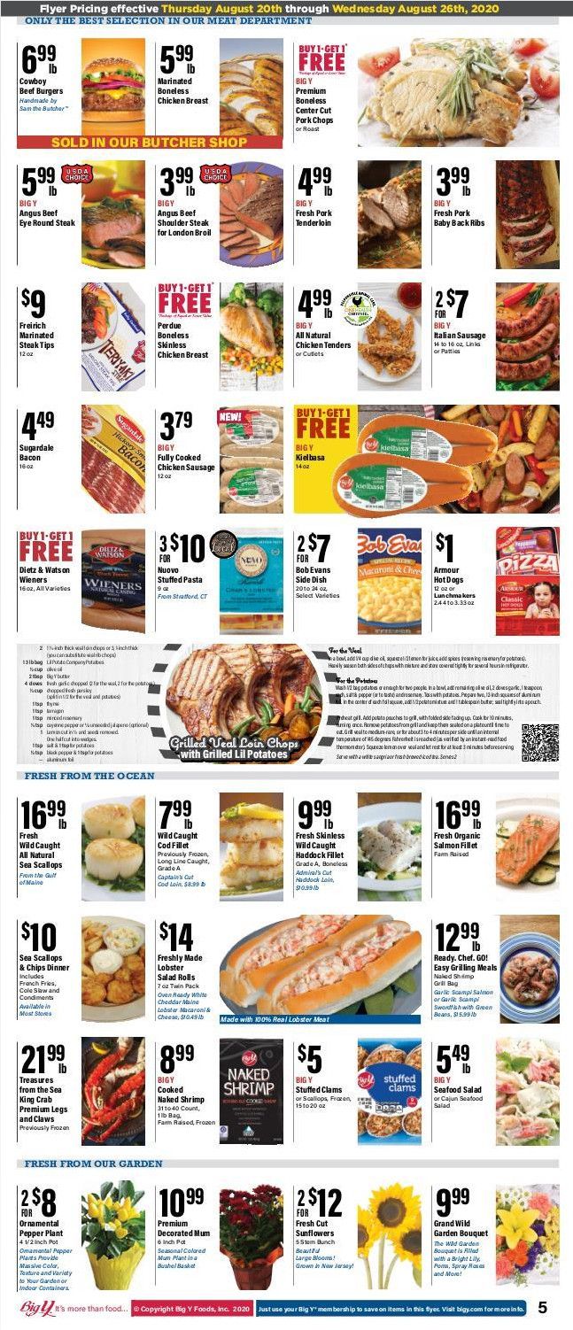 Big Y Weekly Ad Aug 20 Aug 26, 2020
