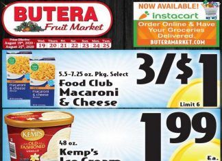 Butera Weekly Ad Aug 19 – Aug 25, 2020