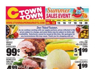 C-Town Weekly Ad Aug 14 – Aug 20, 2020