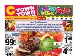 C-Town Weekly Ad Aug 21 – Aug 27, 2020