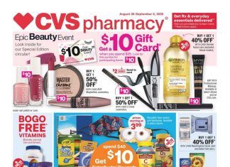 CVS Weekly Ad Aug 30 – Sep 05, 2020