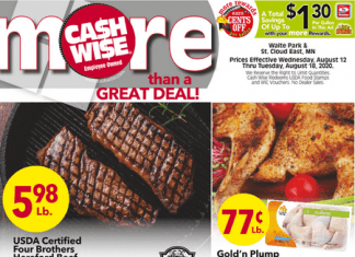Cash Wise Weekly Ad Aug 12 – Aug 18, 2020