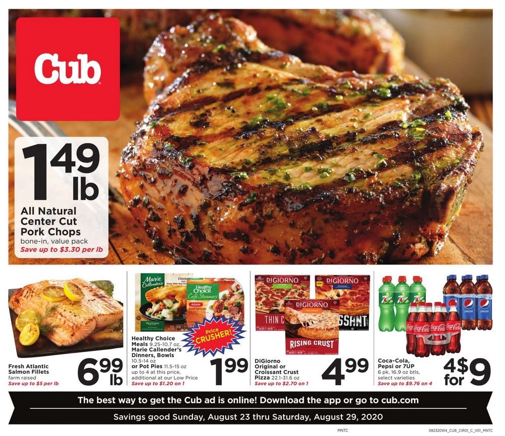 Cub Foods Weekly Ad Aug 23 – Aug 29, 2020