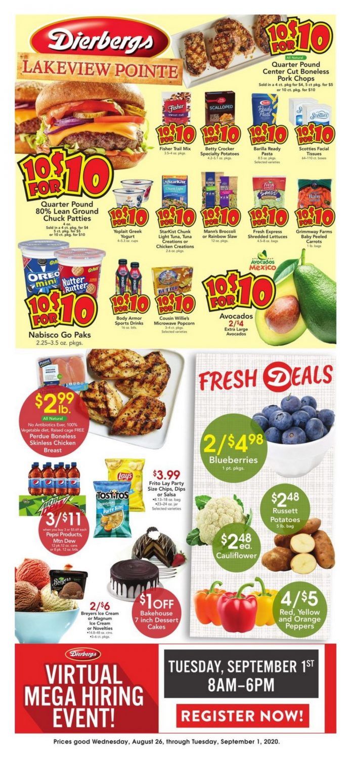 Dierbergs Markets Weekly Ad Aug 26 Sep 01, 2020