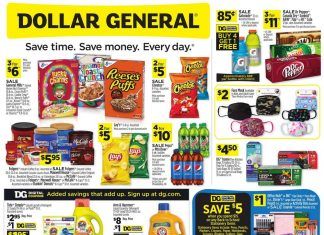 Dollar General Weekly Ad Aug 09 – Aug 15, 2020