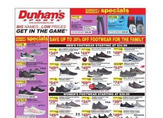 Dunham’s Sports Weekly Ad Aug 22 – Aug 27, 2020