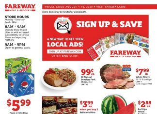 Fareway Weekly Ad Aug 04 – Aug 10, 2020