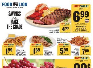 Food Lion Weekly Ad Aug 12 – Aug 18, 2020