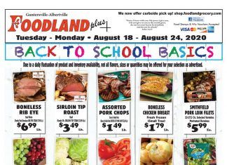 Foodland(US) Weekly Ad Aug 18 – Aug 24, 2020