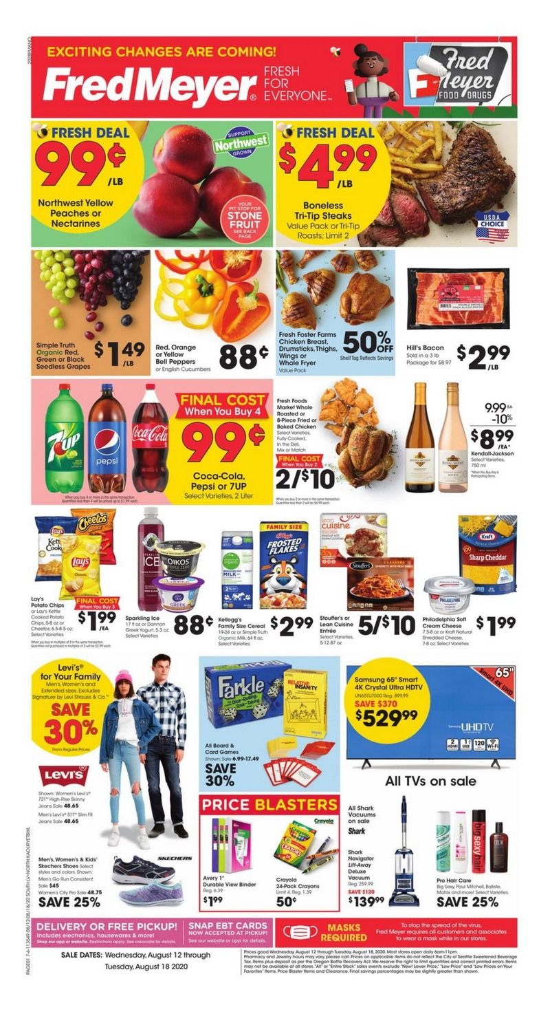 Fred Meyer Weekly Circular Aug 12 – Aug 18, 2020