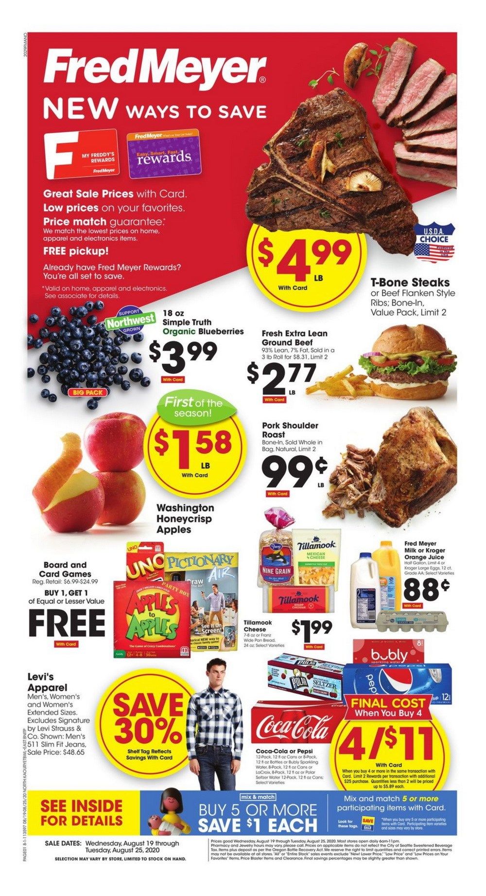 Fred Meyer Weekly Circular Aug 19 Aug 25, 2020