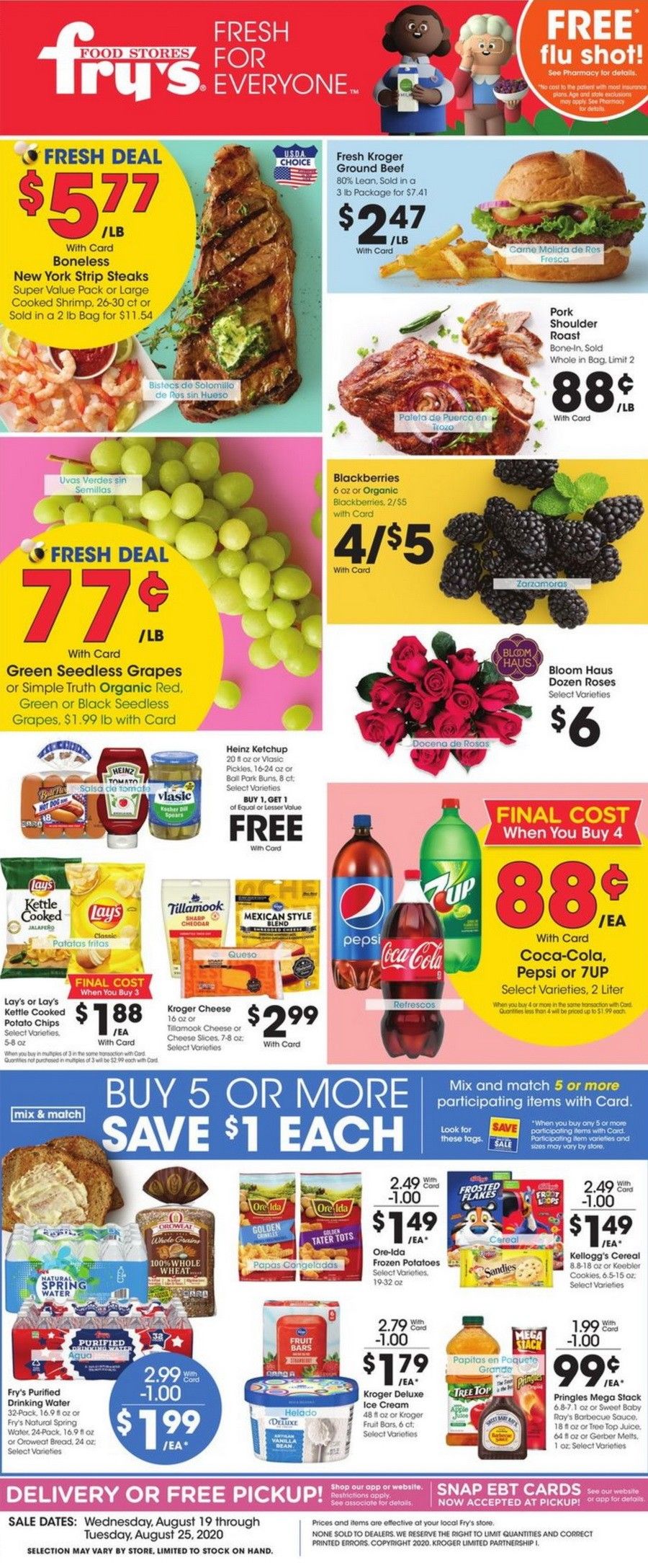 Fry's Food Weekly Ad Aug 19 Aug 25, 2020