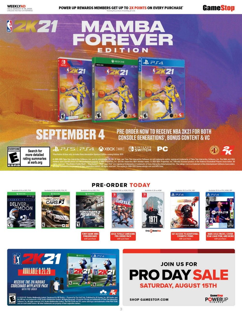GameStop Weekly Ad Aug 09 - Aug 15, 2020