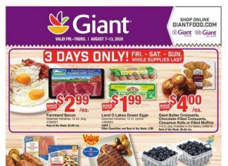 Giant Food Weekly Ad Aug 07 – Aug 13, 2020