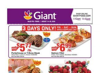 Giant Food Weekly Ad Aug 14 – Aug 20, 2020