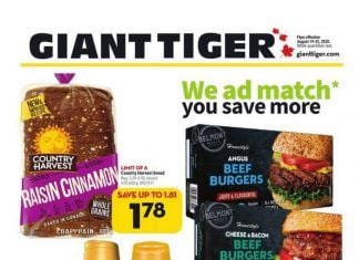 Giant Tiger Weekly Ad Aug 19 – Aug 25, 2020