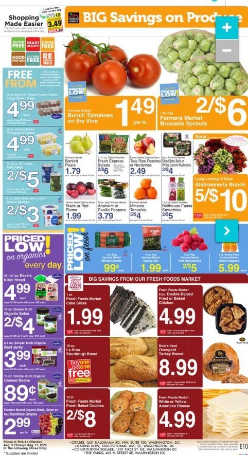 Harris Teeter Weekly Ad Aug 05 – Aug 11, 2020