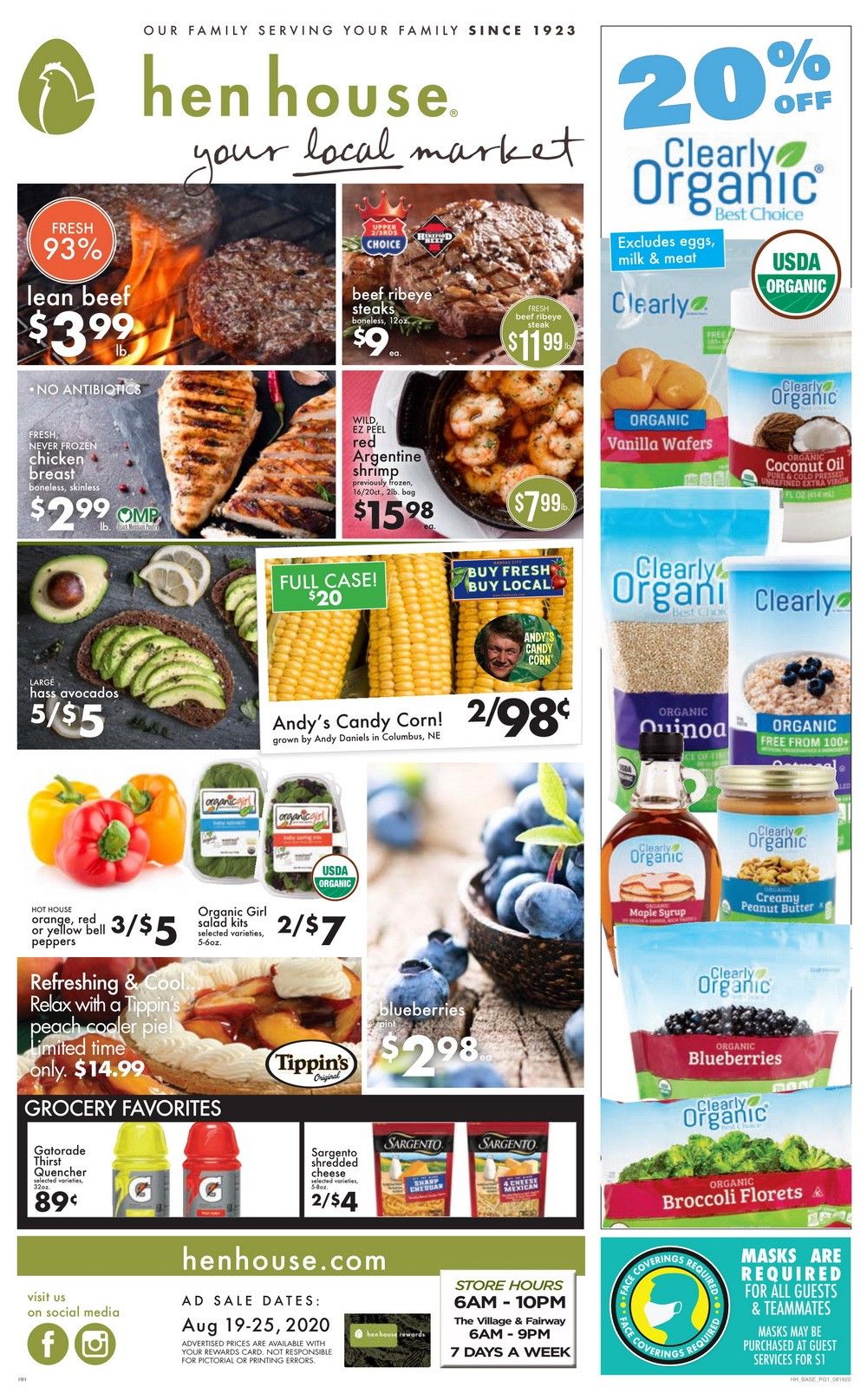 Hen House Weekly Circular Aug 19 Aug 25, 2020