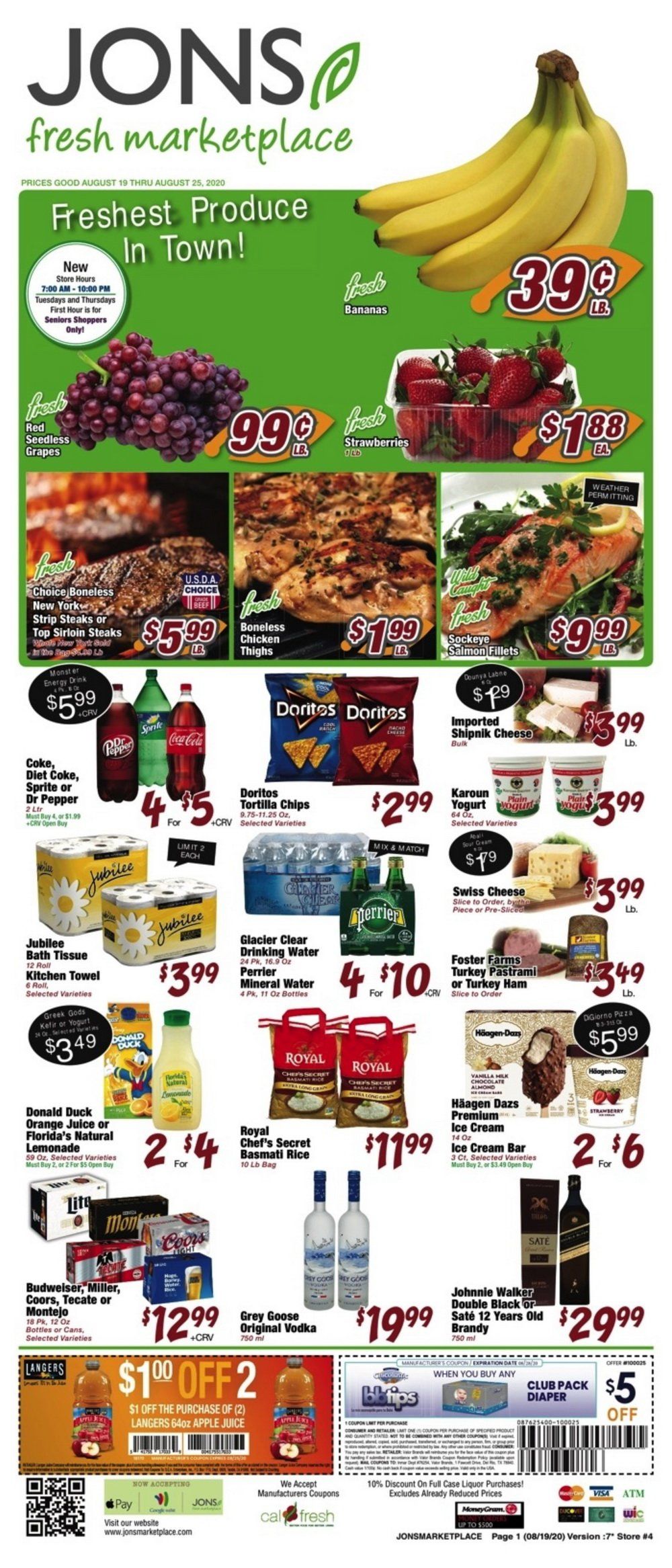 Jons Weekly Ad Aug 19 – Aug 25, 2020